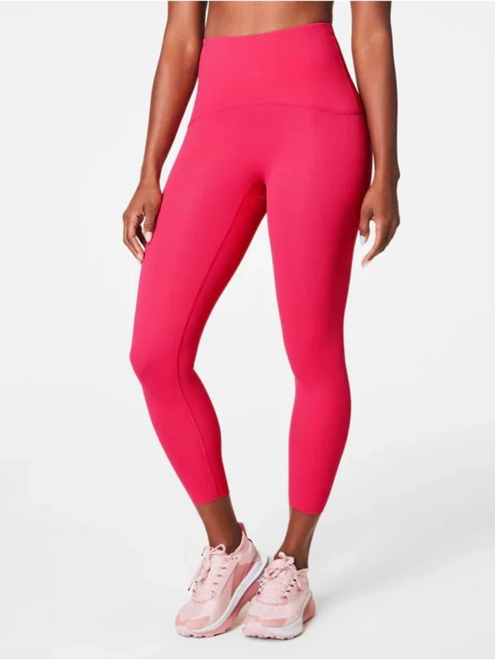 SPANX High-Rise Booty Boost 7/8 Hot Pink Leggings Size XL